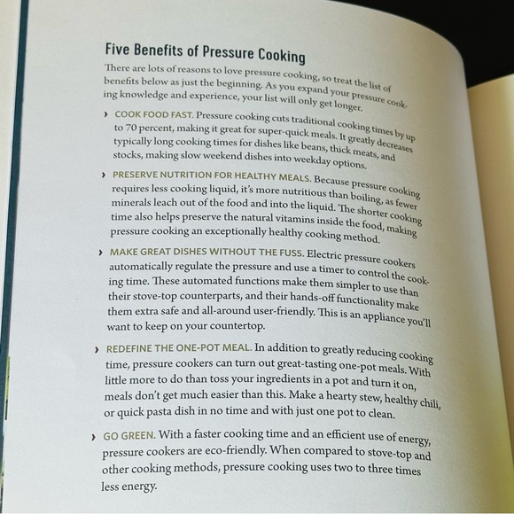 The Instant Pot Electric Pressure Cooker Cookbook Paperback Recipe Book - Picture 5 of 8